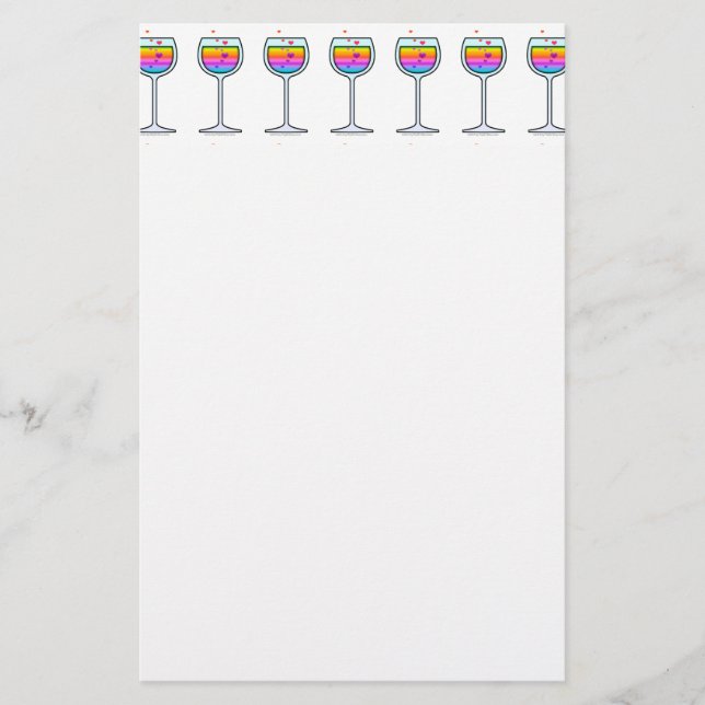 VIN KONST PAPPERSSAKER BREVPAPPER (Framsida)