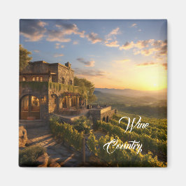 Vin Land Grapes Magnet