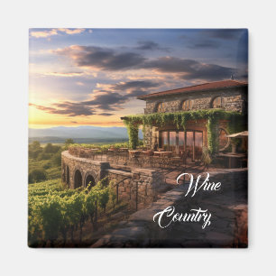 Vin Land Grapes Magnet