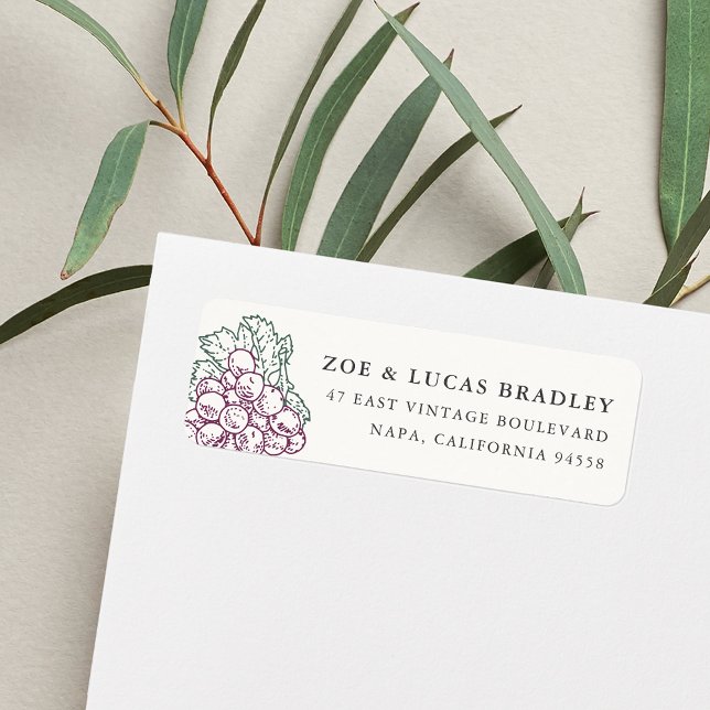 Vin Land Returadress Etikett (Skapare uppladdad)