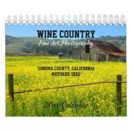 Vin Land, Sonoma County, California Calendar Kalender