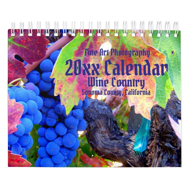 Vin Land, Sonoma County, California Calendar Kalender (Omslag)