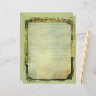 Vin Land Stationär 8,5'' x11''' Pappra Lakan