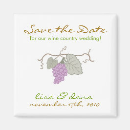 Vin Landsbyggsbröllop druvvin Magnet