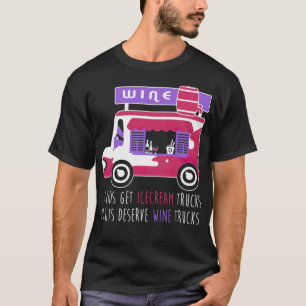 Vin Lastbil Funny Ice Cream Lastbil Parody lusyga  T Shirt