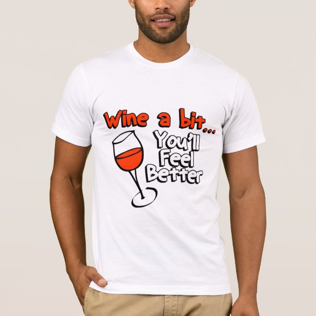 Vin lite bättre t shirt (Framsida)