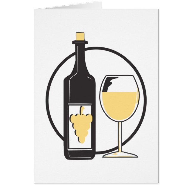 Vin lite hälsningskort (Framsidan)