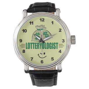 Vin Lottery! Funny Lottery Player's Armbandsur