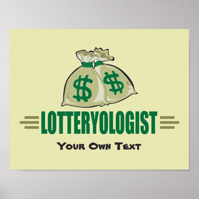 Vin Lottery! Funny Lottery Player's Poster (Framsidan)