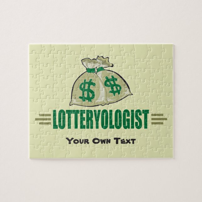 Vin Lottery! Funny Lottery Player's Pussel (Horisontell)