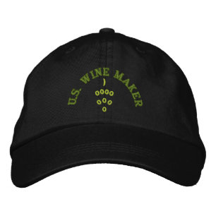VIN MAKER HAT BRODERAD KEPS
