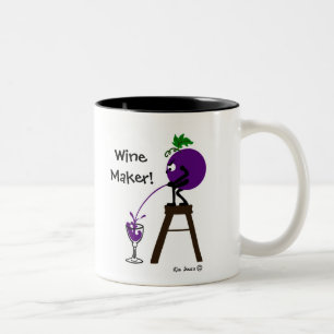 Vin Maker!-Mugg Två-Tonad Mugg
