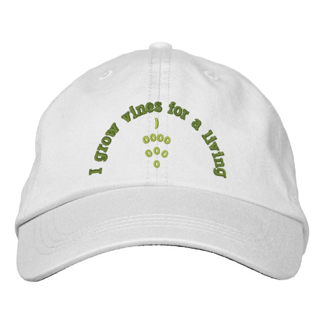 VIN MAKER, VIN SKAPAR, DRUVOR, BRODERAD KEPS (Framsida)