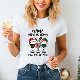 Vin Makes Lycklig jul T-Shirt