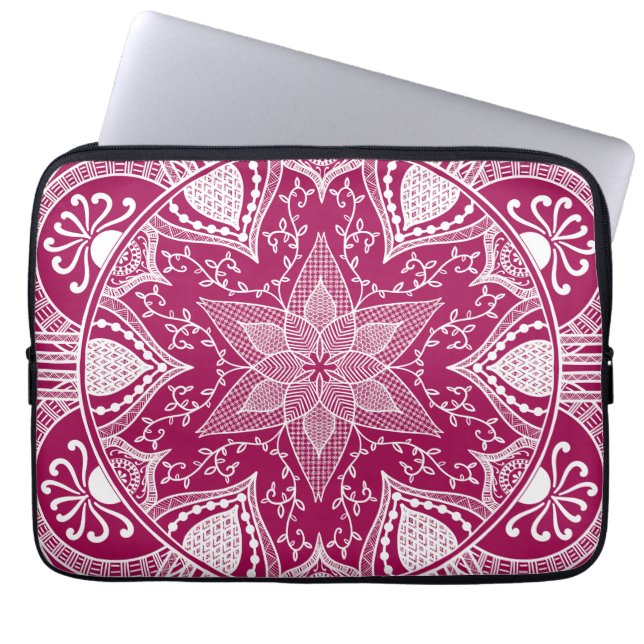 Vin Mandala Laptop Sleeve (Framsidan)