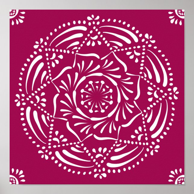 Vin Mandala Poster (Framsidan)