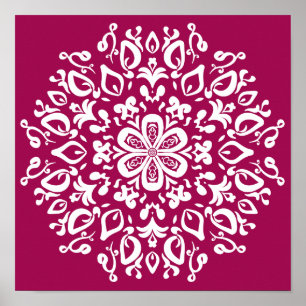 Vin Mandala Poster