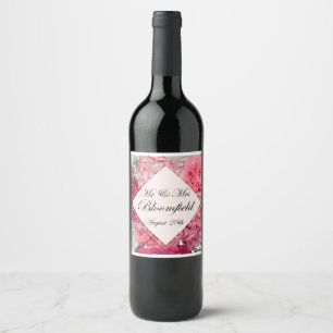vin-märke vinflaska etikett