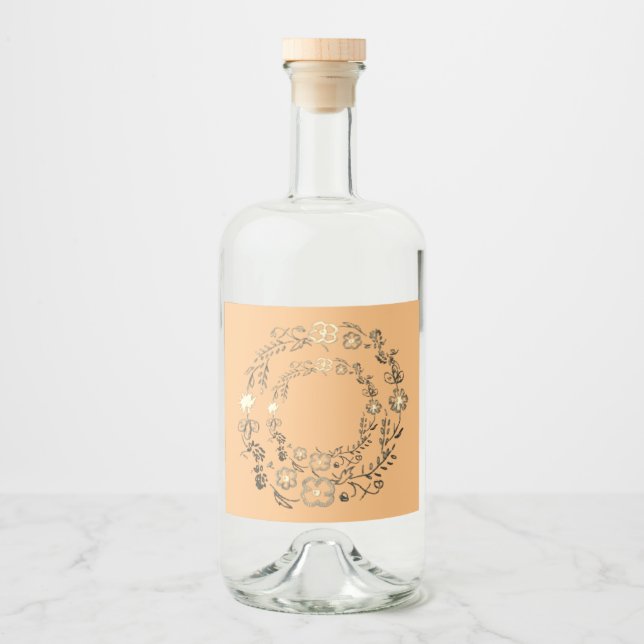 VIN-MÄRKNINGAR OCH UTFORMNING SPRITFLASKOR ETIKETT (Framsida)