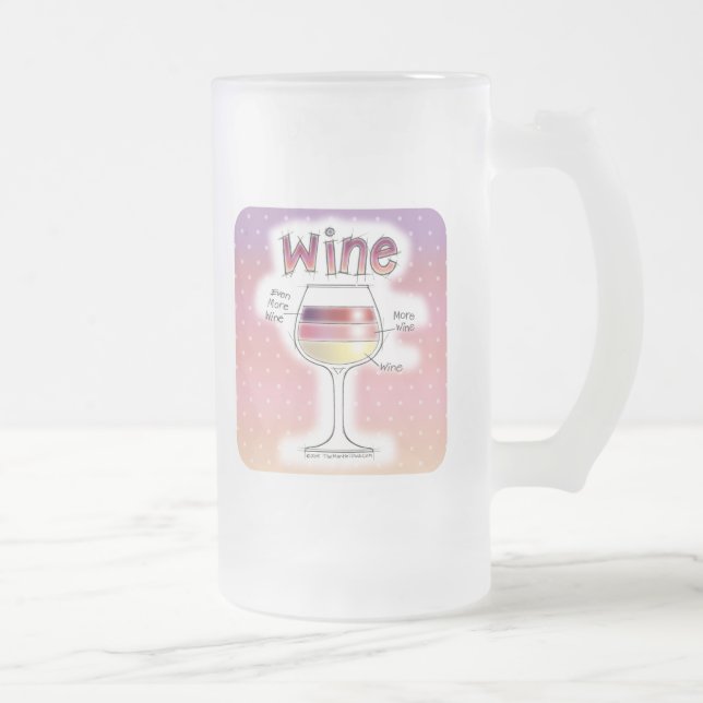 VIN, MER VIN, ÄNNU MER VIN FROSTAT ÖLGLAS (Höger)