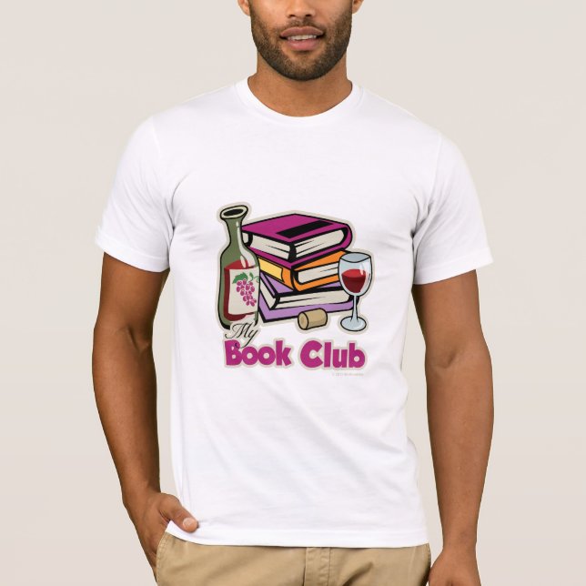 Vin: Min bokklubb T-shirt (Framsida)