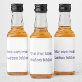 Vin/mousserande Vin/öl/vatten-etikett (4" x 3,5") Spritflaskor Etikett