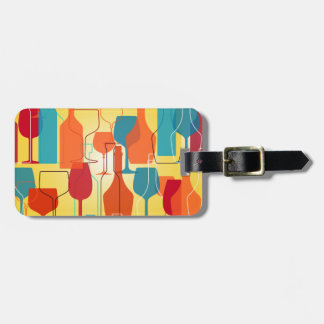 vin och äter middag bagagebricka