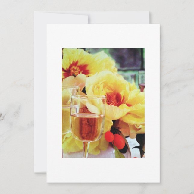 VIN OCH BLOMOR INBJUDAN (Framsida)