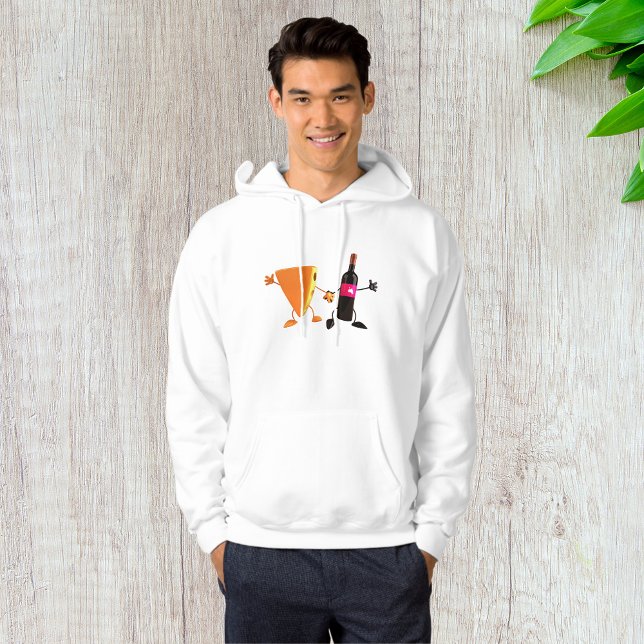 Vin och Cheese Manar Hoodie (Skapare uppladdad)