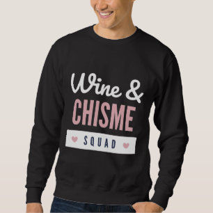 Vin och Chisme Squad Passande Lång Ärmad Tröja