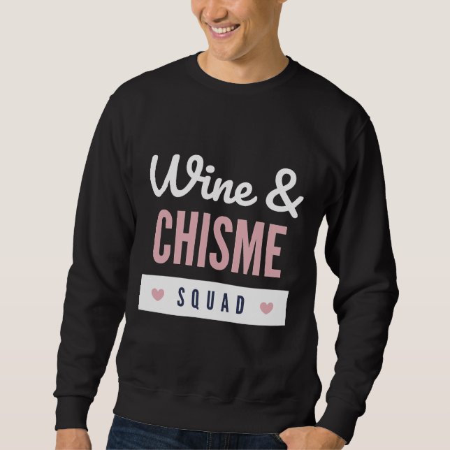 Vin och Chisme Squad Passande Lång Ärmad Tröja (Framsida)