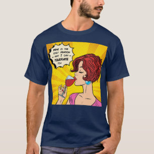 Vin och flicka t shirt