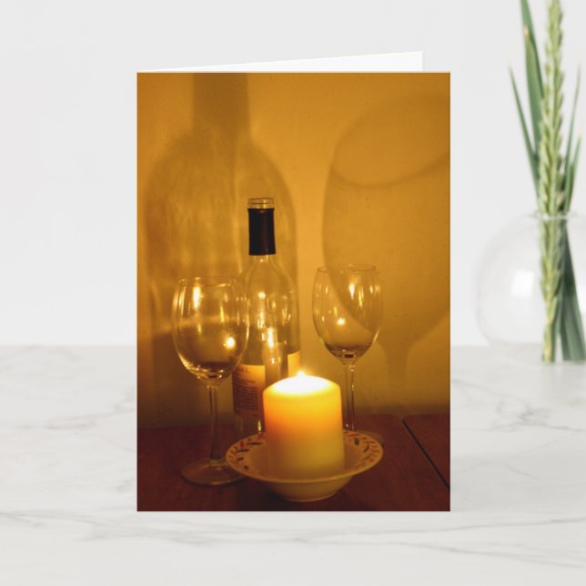 Vin och Glass Pension-kort Kort (Framsida)