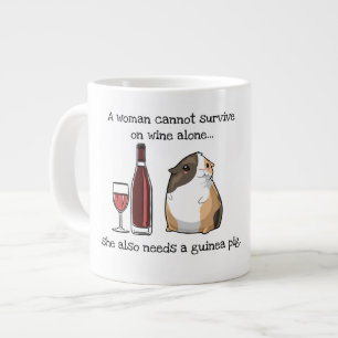 Vin och Guinea Grisar Mugg Jumbo Mugg