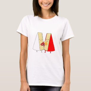 Vin och ost Älskare T Shirt