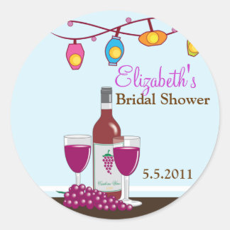 Vin och Ost-Anpassadet - favoritstickers Runt Klistermärke