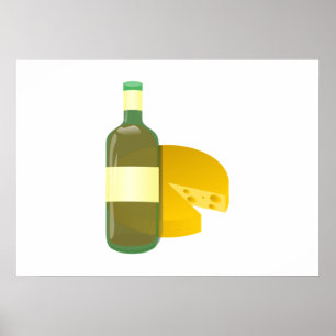 Vin och ost poster
