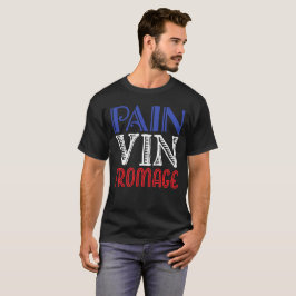 Vin och ost - smärta, Vin, Fromage fransk Tee