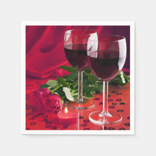 Vin och Rosor Pappersservett