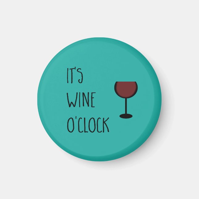 Vin O'Clock Magnet (Framsidan)