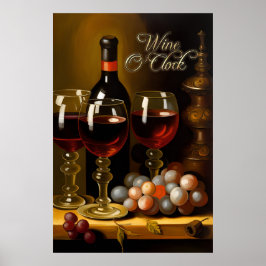 Vin O'Clock Poster