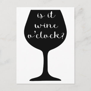 Vin O'Clock Vykort