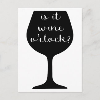 Vin O'Clock Vykort