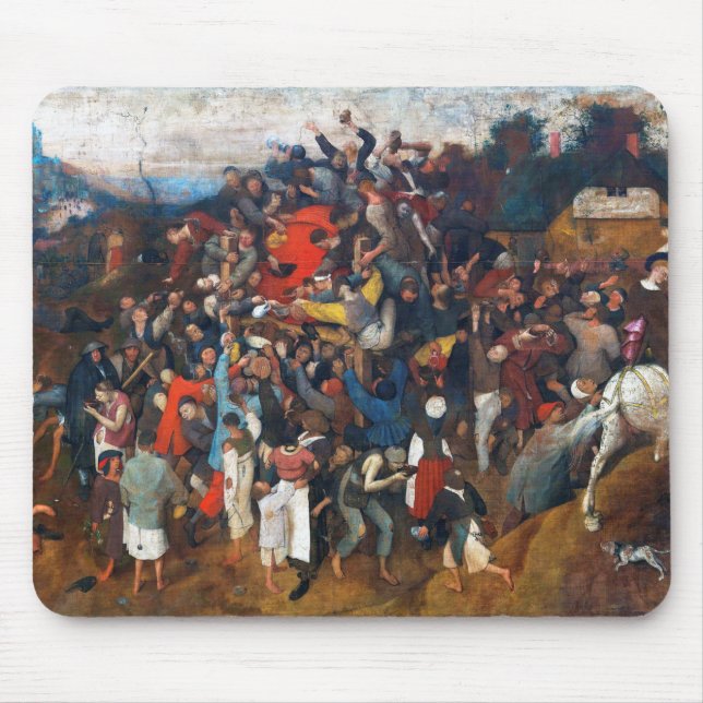Vin på Saint Martins dag, Pieter Bruegel Musmatta (Framsidan)