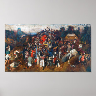 Vin på Saint Martins dag, Pieter Bruegel Poster
