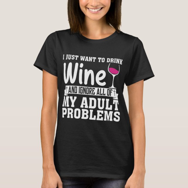 Vin Passande Scoop T Shirt (Framsida)