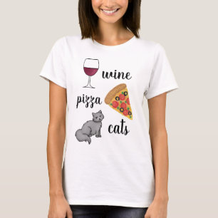 Vin Pizza Cat T Shirt