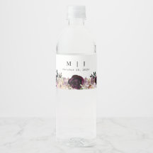 Vin Plum Mauve Fall Blommigt Bröllop