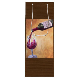 Vin Pour Gift Bag - Elegant Flaska & Glass Art