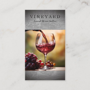 Vin Pour into Glass Maskiner Visitkort